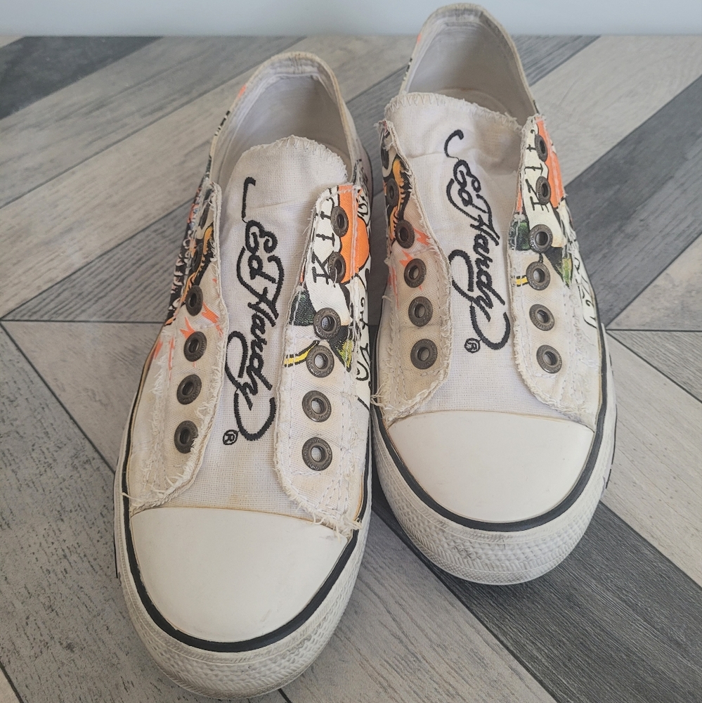 Ed Hardy Women's 7 Slip-Ons